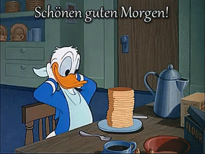 Donald Ducks Frühstück GIF