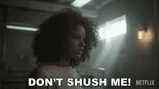 Dont Shush Me Nicole Warren GIF