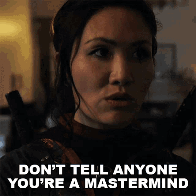 Dont Tell Anyone Youre A Mastermind Violet GIF