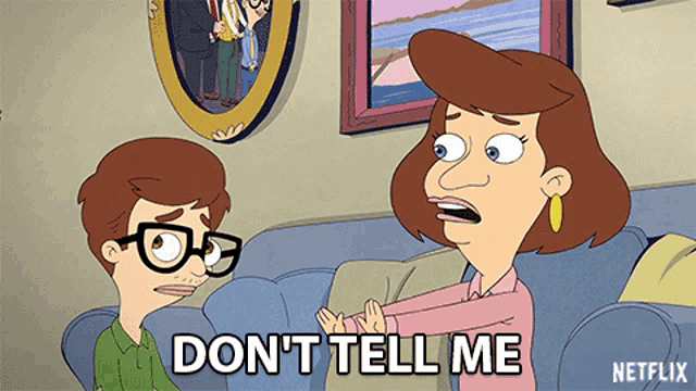 Dont Tell Me Be Quiet GIF