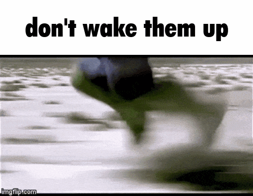 Dont Wake Them Up Hulk GIF