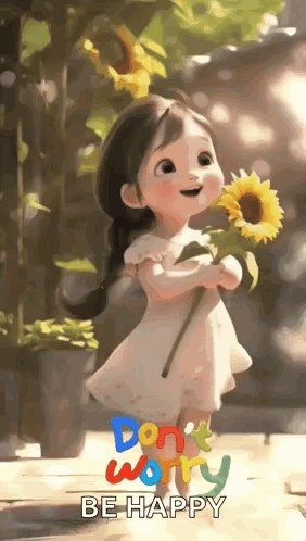 Don'T Worry Be Happy Cute Gif GIF