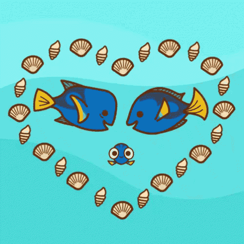 Dory + Parents GIF
