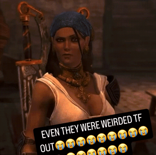 Dragon Age Hawkebela GIF