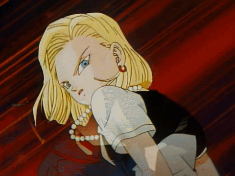 Dragon Ball Z Android 18 GIF