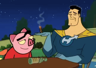 Drawn Together Kissing GIF
