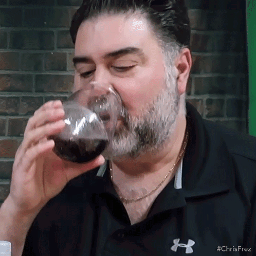 Drinking Chris Frezza GIF