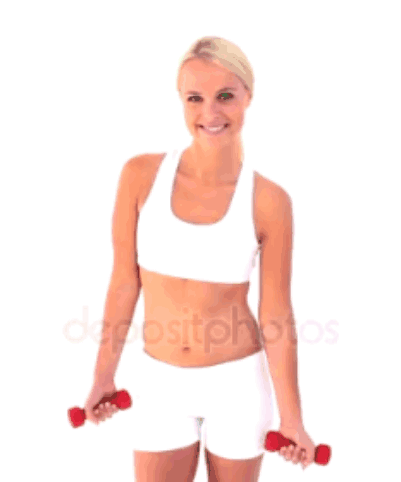 Dumbbells Workout GIF