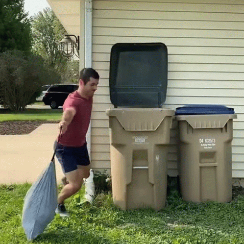 Dumping Trash Daniel Labelle GIF