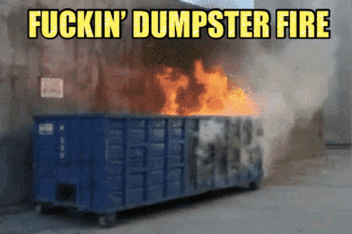 Dumpster Fire Burn GIF