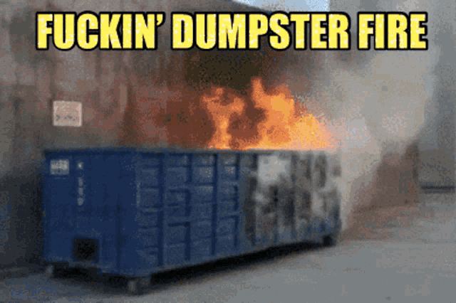 Dumpster Fire Burn GIF