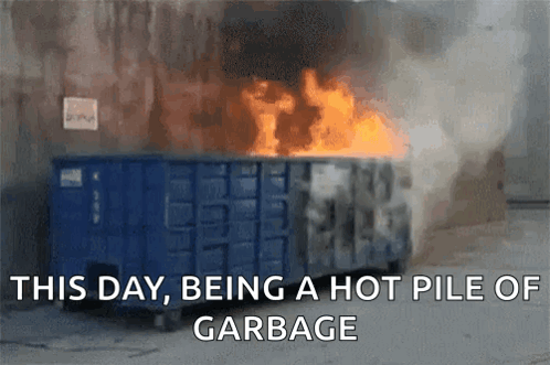 Dumpster Fire Dumpster GIF