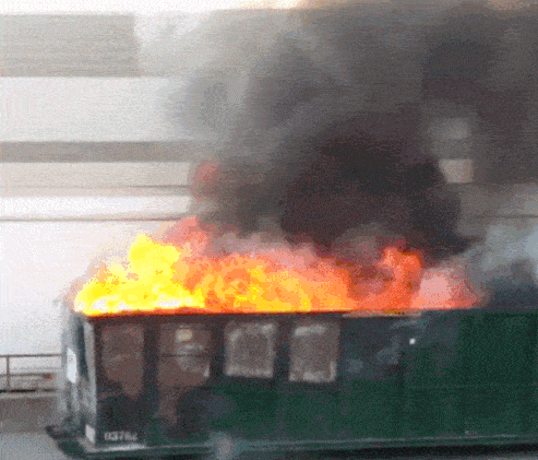 Dumpster Fire GIF