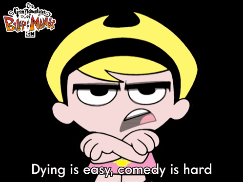 Dying Is Easy Comedy Is Hard Mandy GIF
