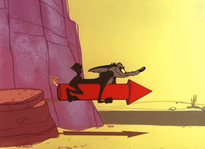 Dynamite Wile E Coyote GIF