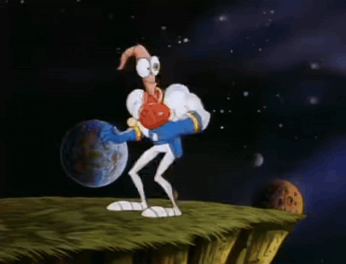 Earthworm Jim Series Intro GIF