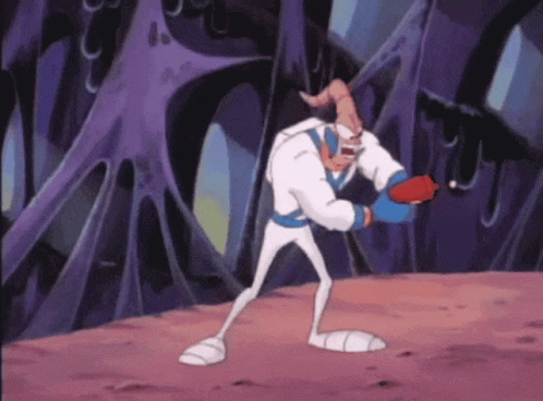 Earthworm Jim Shoot Retro GIF