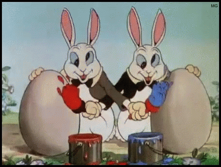 Easter Bunny Eggs GIF