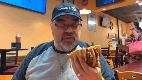 Eat It Like A Taco Burger GIF