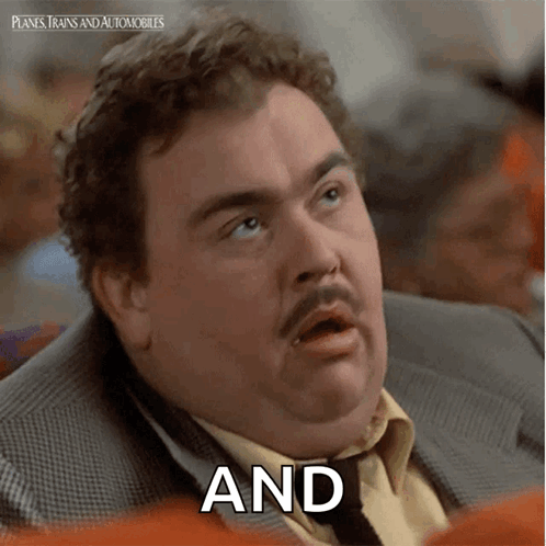 Ecstatic Del Griffith GIF