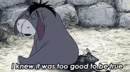 Eeyore Sad GIF