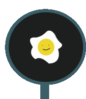 Egg Smile Sticker