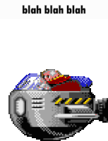 Eggman Blah Blah Blah Sticker
