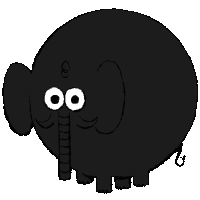 Elephant Elefante Sticker