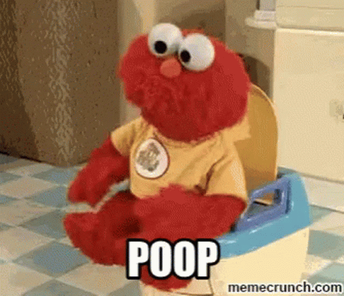 Elmo Poop GIF