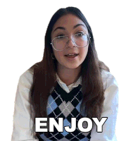 Enjoy Bustle Sticker