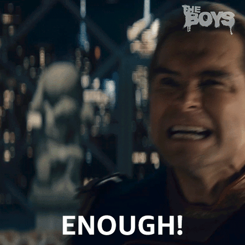 Enough Homelander GIF