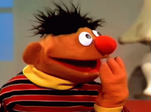 Ernie Sesame Street GIF