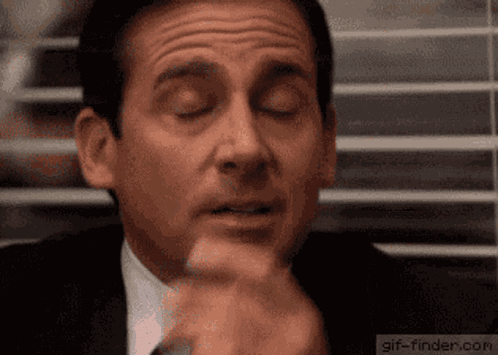 Exasperated Michael Scott GIF