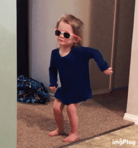 Excited Little Girl GIF