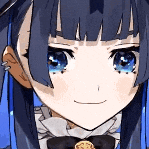 Eyeroll Ouro Kronii GIF