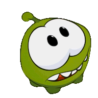 Eyes Widen Om Nom Sticker