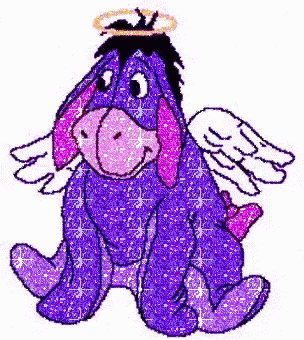 Eyore Purple GIF