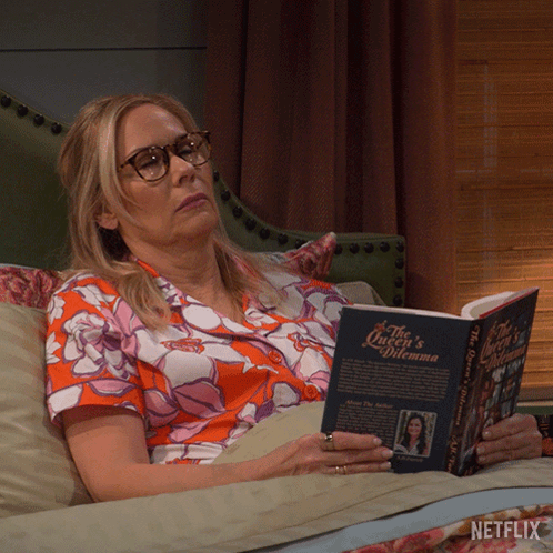 Falling Asleep While Reading Leanne Murphy GIF