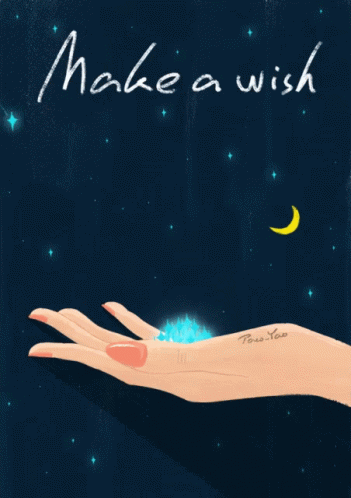 Falling Star Make A Wish GIF