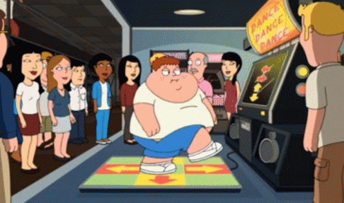 Family Guy Dance Dance Revolution GIF
