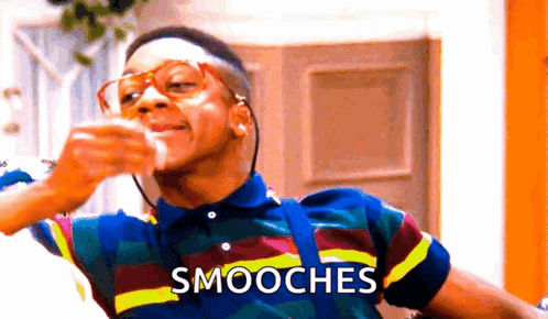 Family Matters Air Kisses GIF