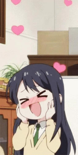 Fangirling Anime GIF