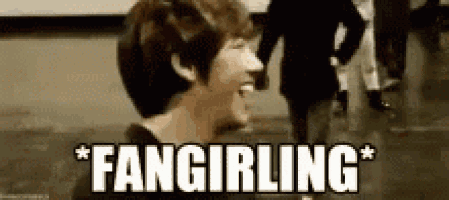Fangirling Kpop GIF