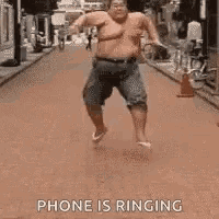 Fat Guy Coming GIF