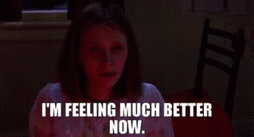 Feeling Better GIF