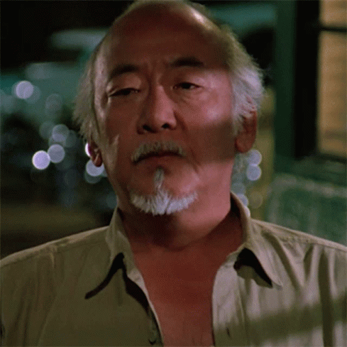 Feeling Down Mr Miyagi GIF