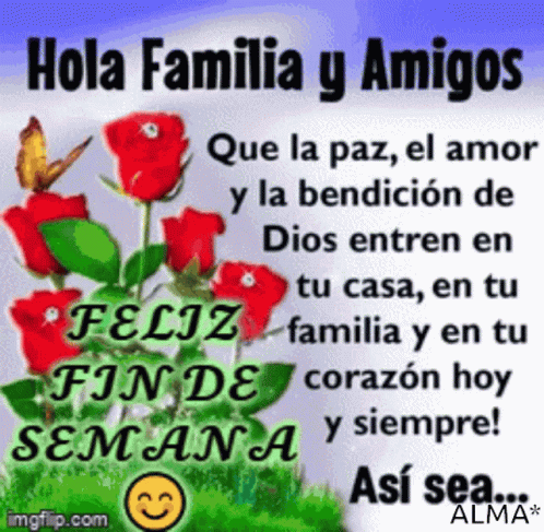 Feliz Fin De Semana Familia Y Amigos GIF