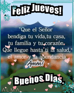 Feliz Jueves Buenos Días Alma GIF