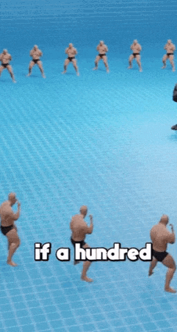 Fight 100 Men Vs 1 Gorilla GIF