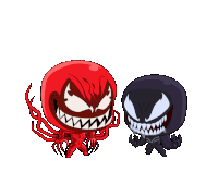 Fighting Venom Sticker